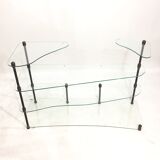 Old glass display shelf