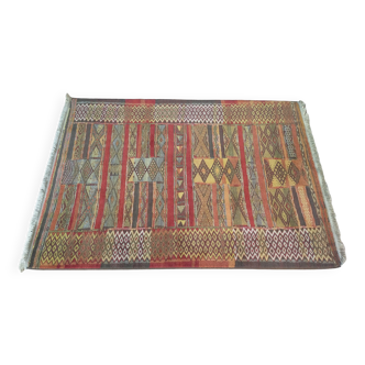 Ancien tapis en laine 200 x 140