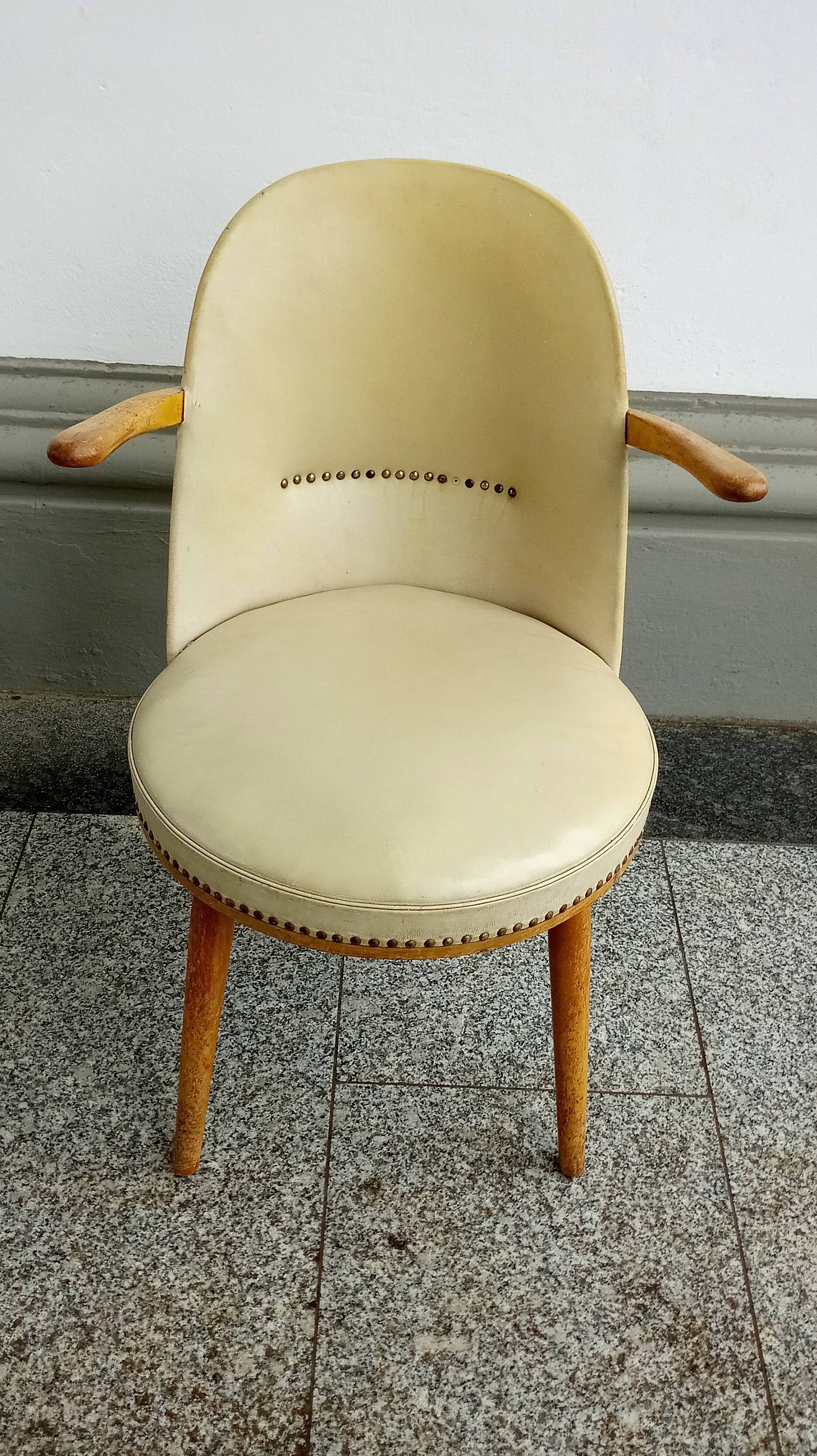 Midcentury armchair attributed by Thonet