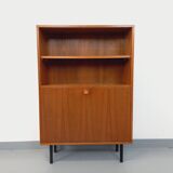 Vintage Scandinavian modernist style teak storage bookcase