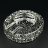 Vintage frosted glass ashtray by Kosta Boda, Sweden, 1970s.