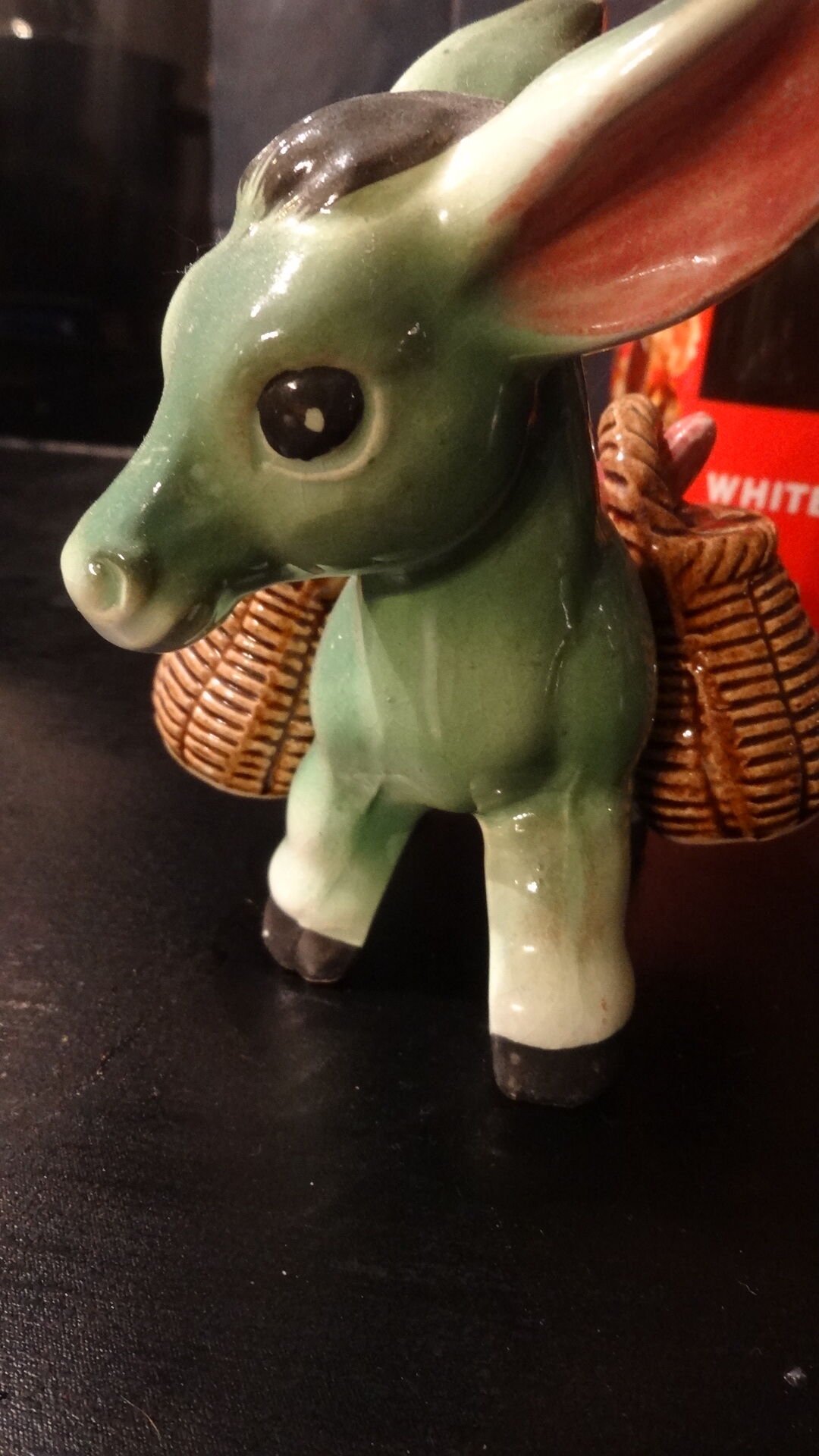 Salt and pepper donkey