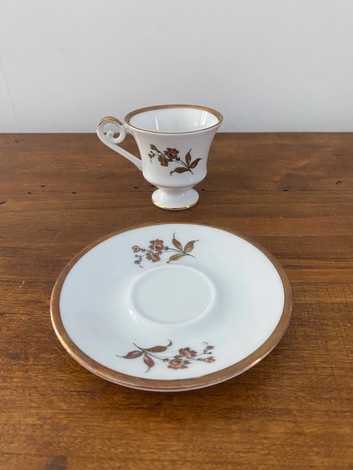 BAVARIA porcelain cup and saucer