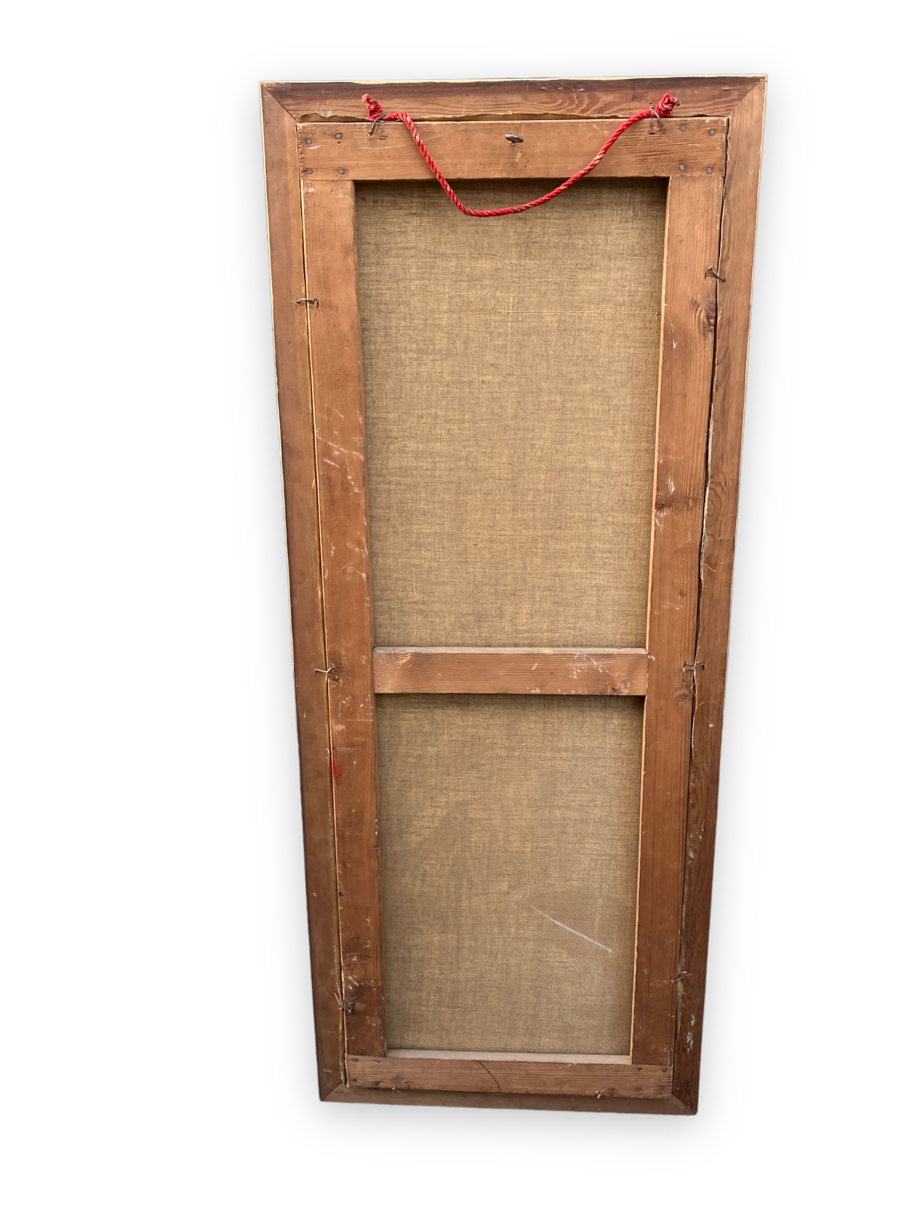 Pair of Japanese Oils On Canvas Birds By The River signed JANE