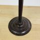 Brutalist wrought iron candle holder with birds
