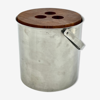 Stainless steel ice bucket, Arne Jacobsen for Stelton, 1960's