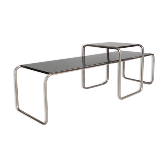 Tables basses Laccio de Marcel Breuer pour Tecta