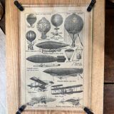 Illustrated Larousse board 1916 • “Aeronautics”