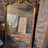 gilded wood mirror