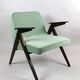 Fauteuil Bunny Vert Clair par Józef Chierowski, 1970s