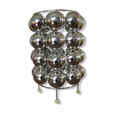 "Half spheres" lamp in chrome polycarbonate 70s