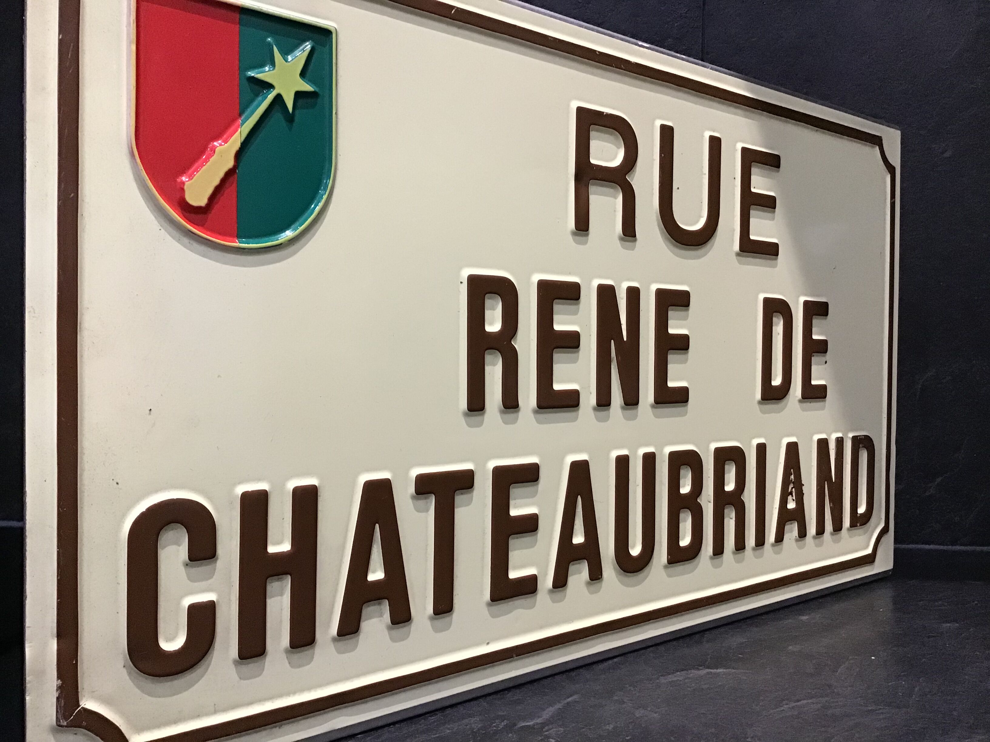 Plaque de rue vintage Selency