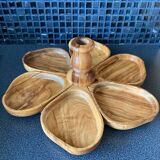 Plat à apéritif en bois d'olivier