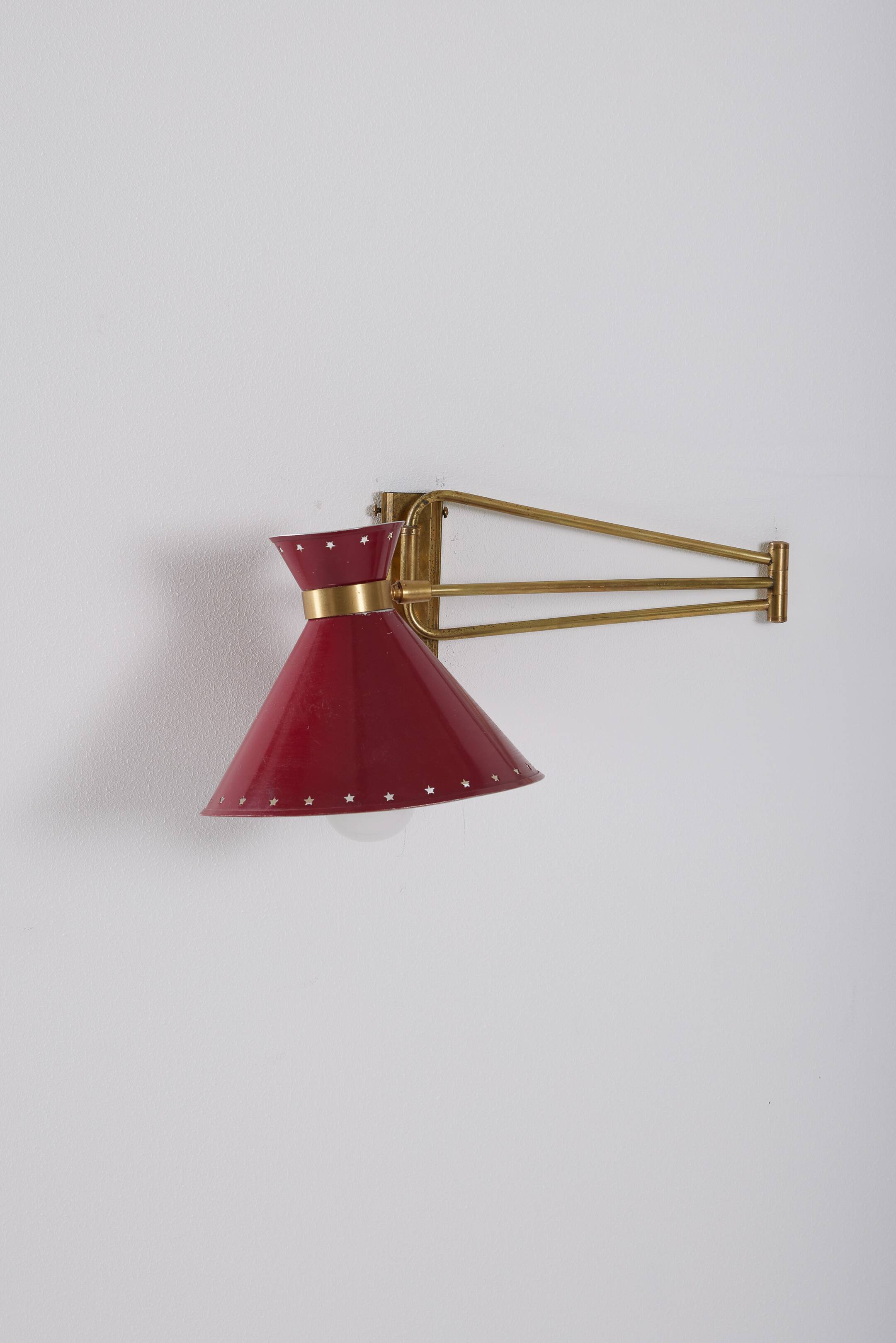 René mathieu wall light, 1950s