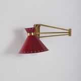 René mathieu wall light, 1950s