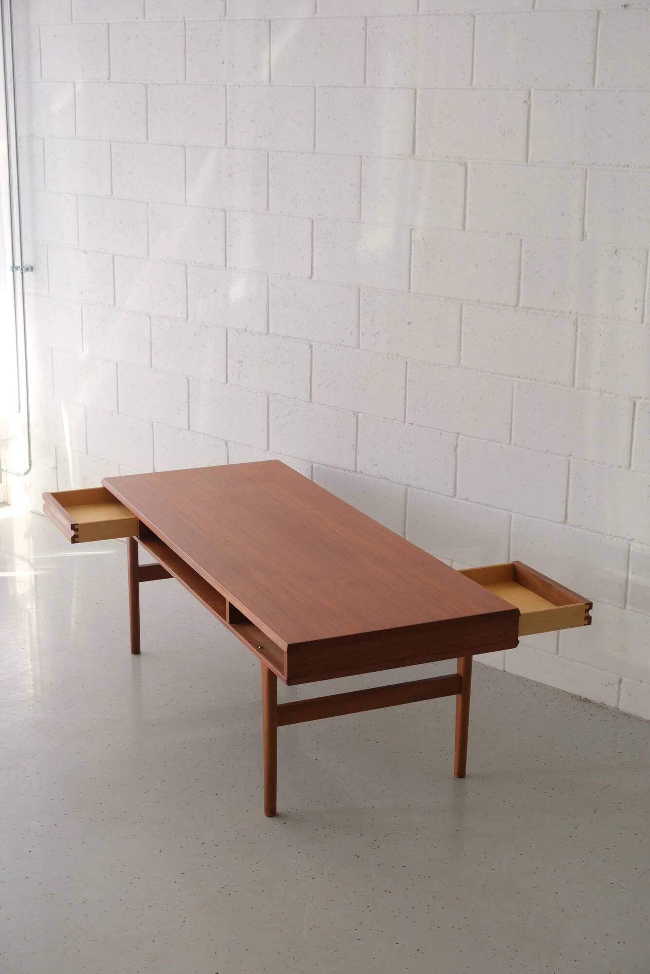 Teak coffee table