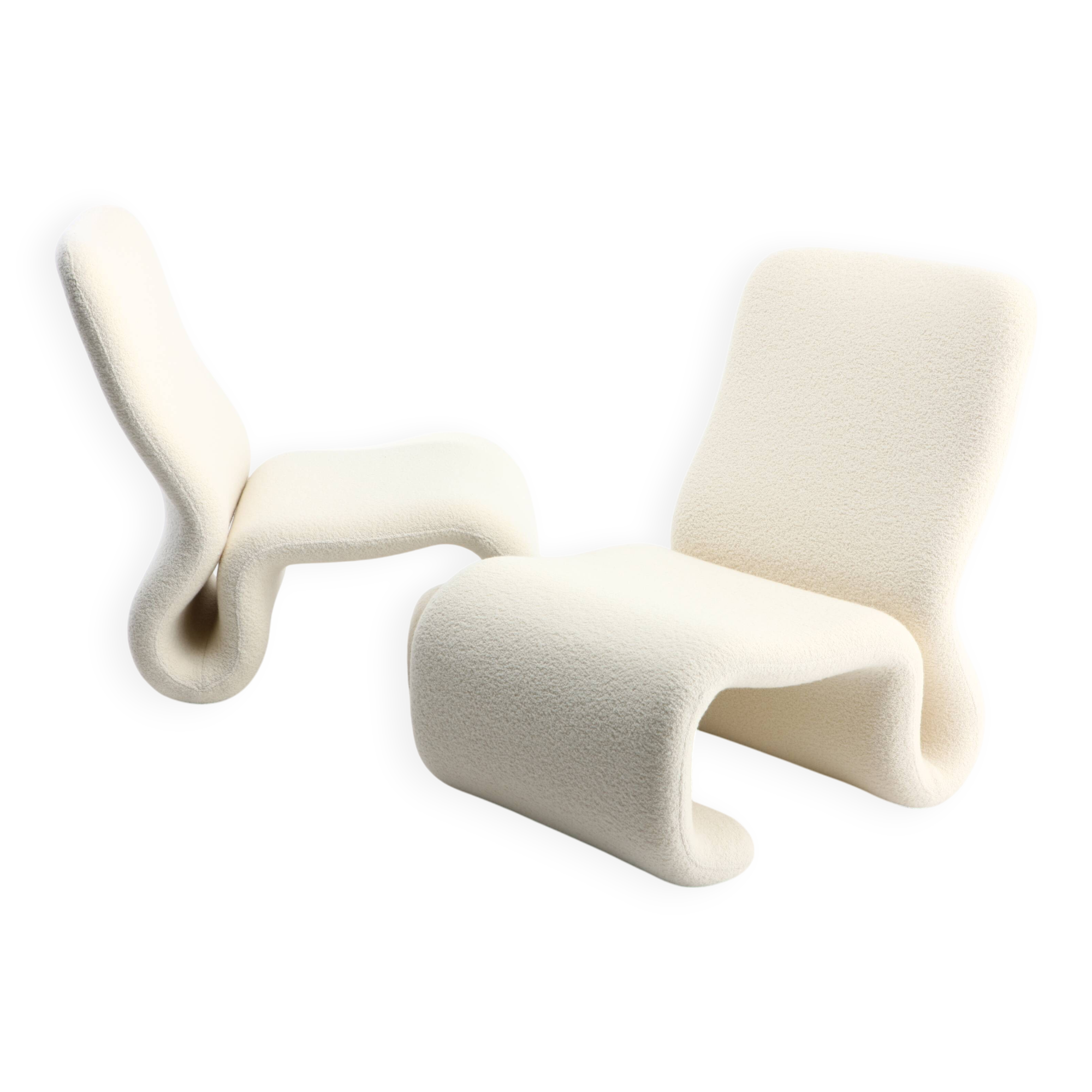 pair of "etcetera" armchairs by Jan Ekselius