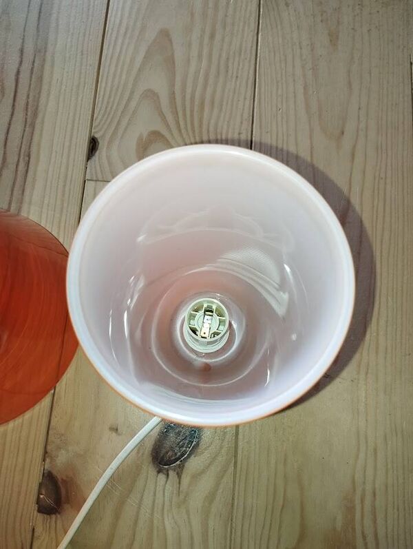 Lampe GAVIK orange – IKEA vintage, modèle rare.