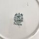 6 ironstone dessert plates “Palmettes” Boch Freres La Louvière