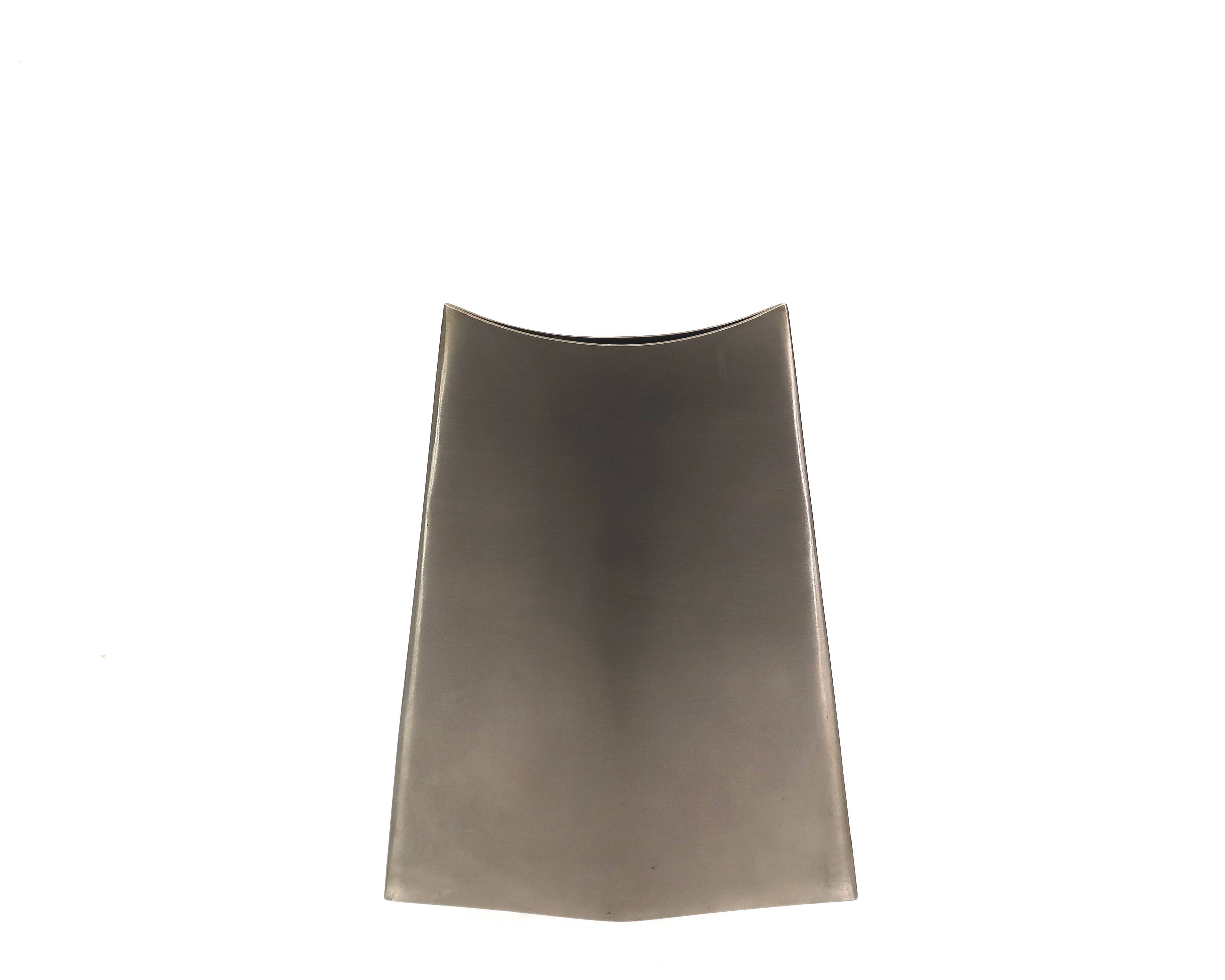 Steel vase by Dominique Imbert, 1970s
