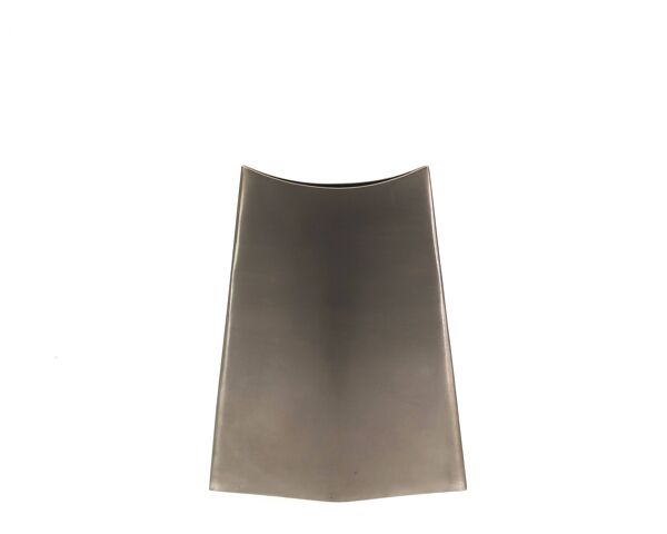 Vase en acier de Dominique Imbert, années 70