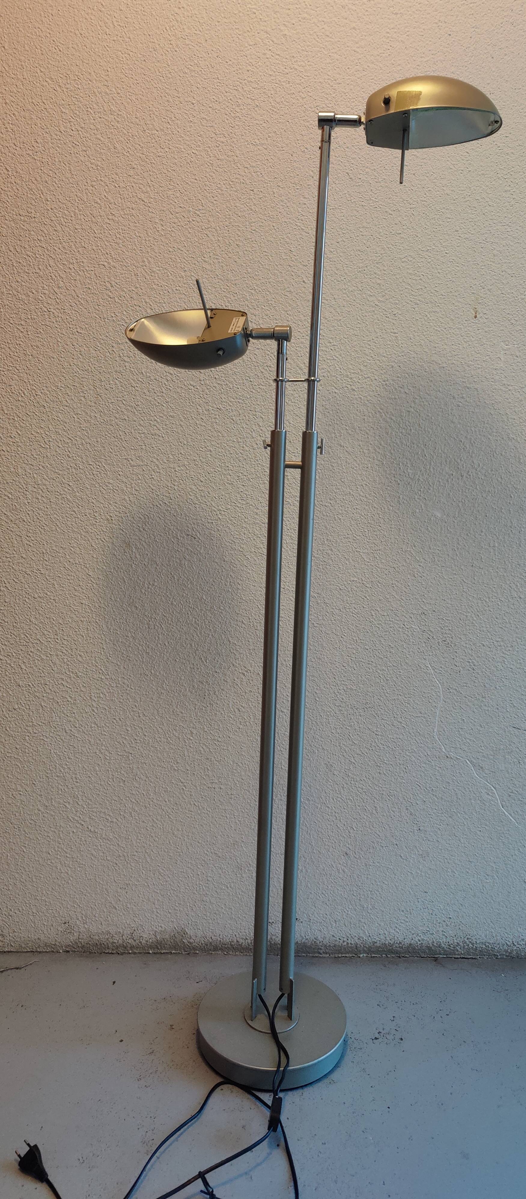 Double floor lamp, Jelken model, Ikea, 1980s