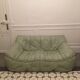Paire de canapés en cuir  "Informel" de Hans Hopfer Roche-Bobois