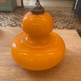 Orange pendant light, 1970s