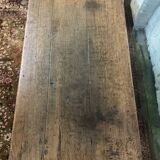Old farm console in solid oak