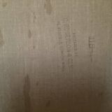 Large portrait painting of a woman, oil on canvas, signed.