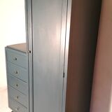 Vintage furniture closet 50/60 night blue