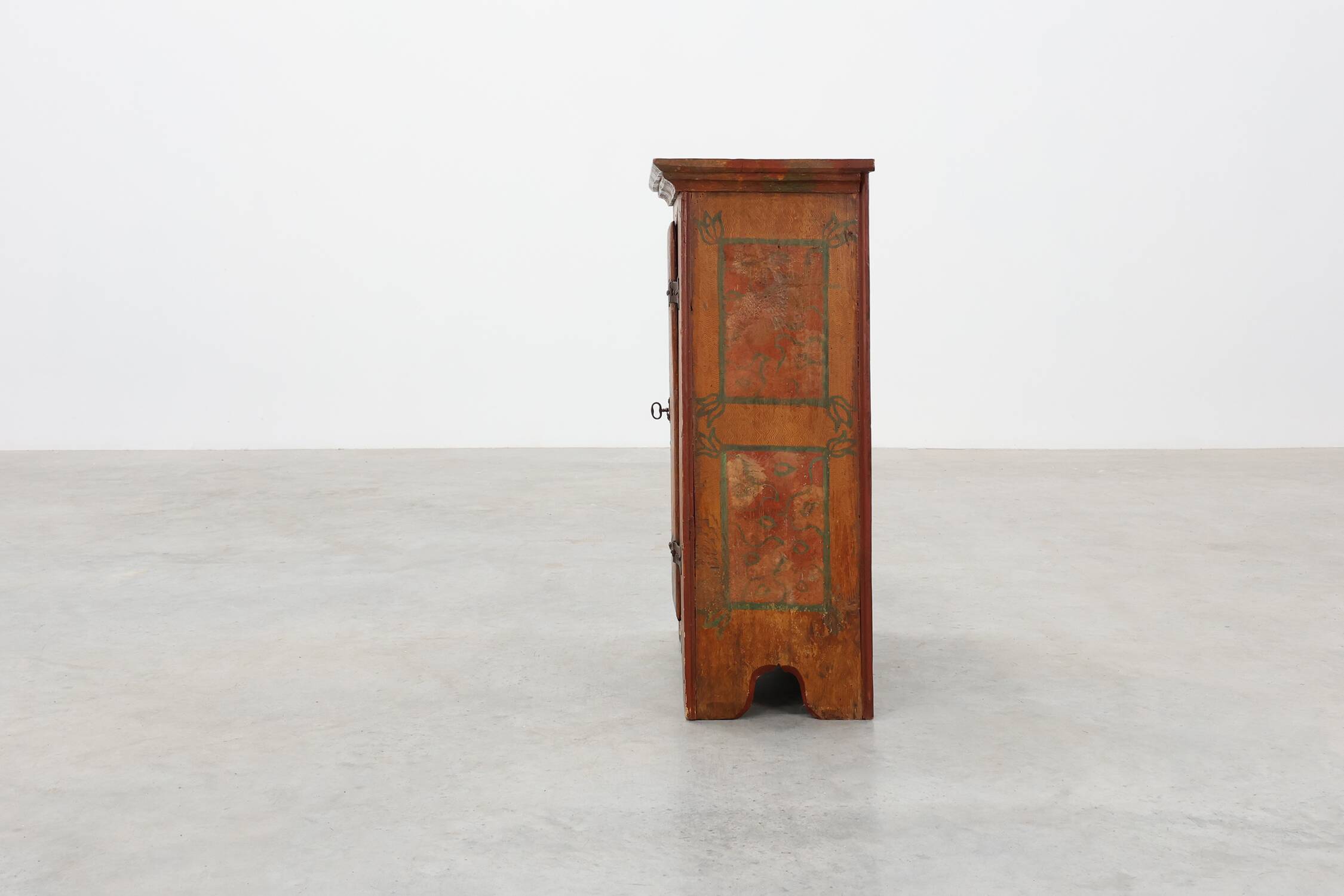 Small Antique Oak Cabinet, France, 18th Century