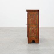 Petit cabinet en chêne ancien, France, XVIIIe siècle