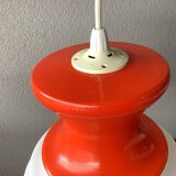 Space age opaline pendant light