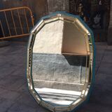 Mirror blue and gold 65x90cm