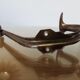 Pair of steel coatrack stamped years 30/40