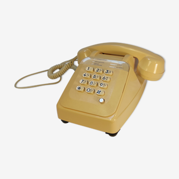 Téléphone vintage à touches socotel s63 ivoire