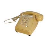 Téléphone vintage à touches socotel s63 ivoire