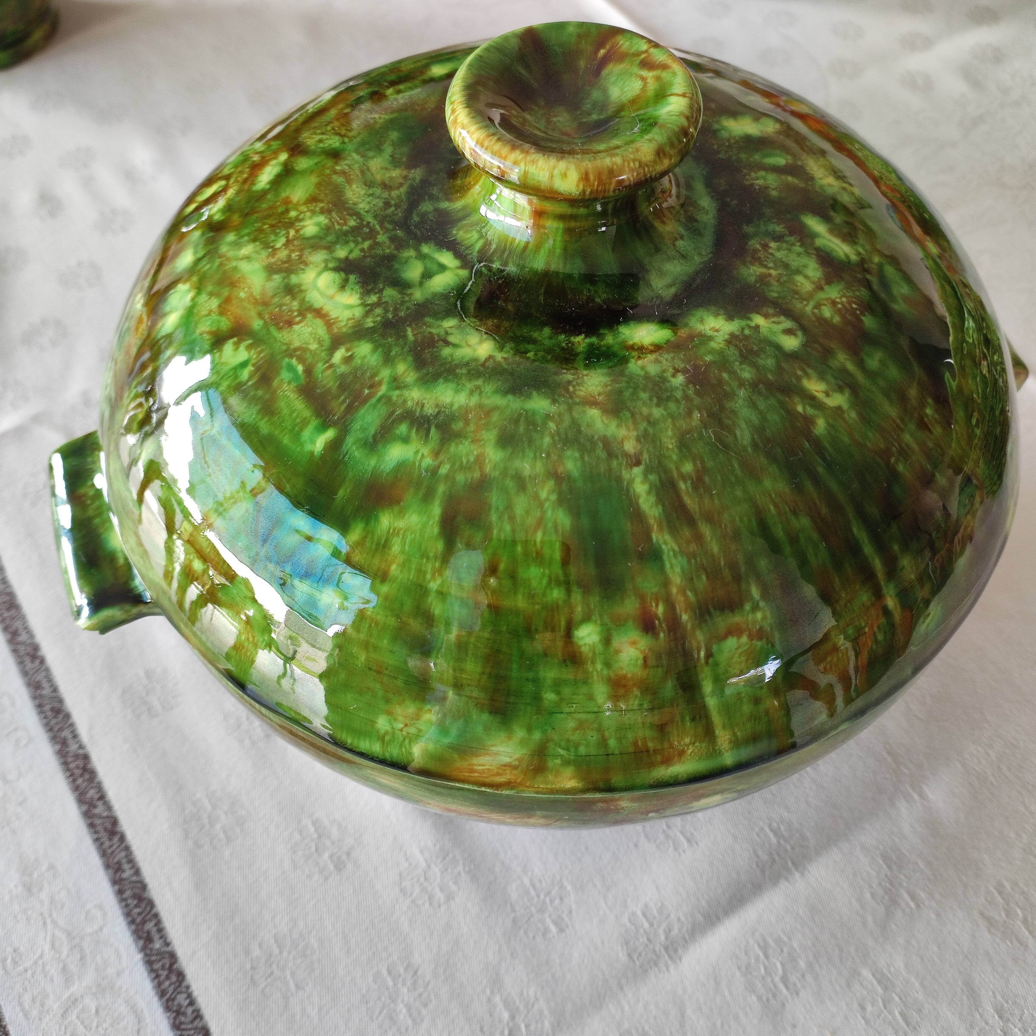 Soupière vernissée poterie Moupi