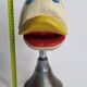Carved hat door, folk art object carved from a painted piece of wood, 34 cm
