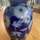 Alsace stoneware vase signed P Schmitter