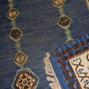 Handmade antique Indian Dhurri kilim 5.7' x 8.8' (174cm x 268cm) 1930s - 1B533