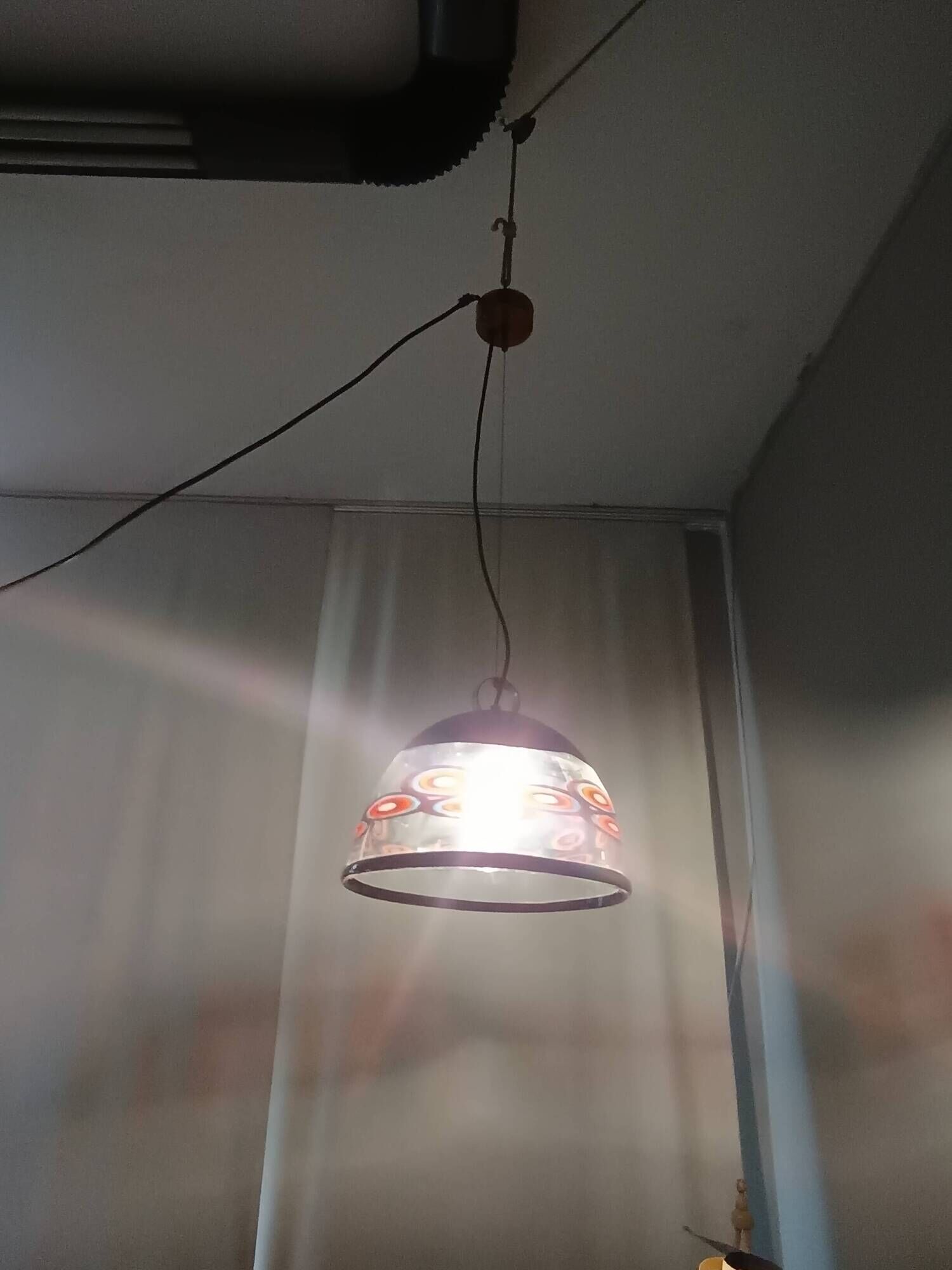 Vintage Murano Glass Pendant by Angelo Barovier for Barovier & Toso, Italy