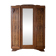 Art Deco 3-door wardrobe in carved wood with mirror