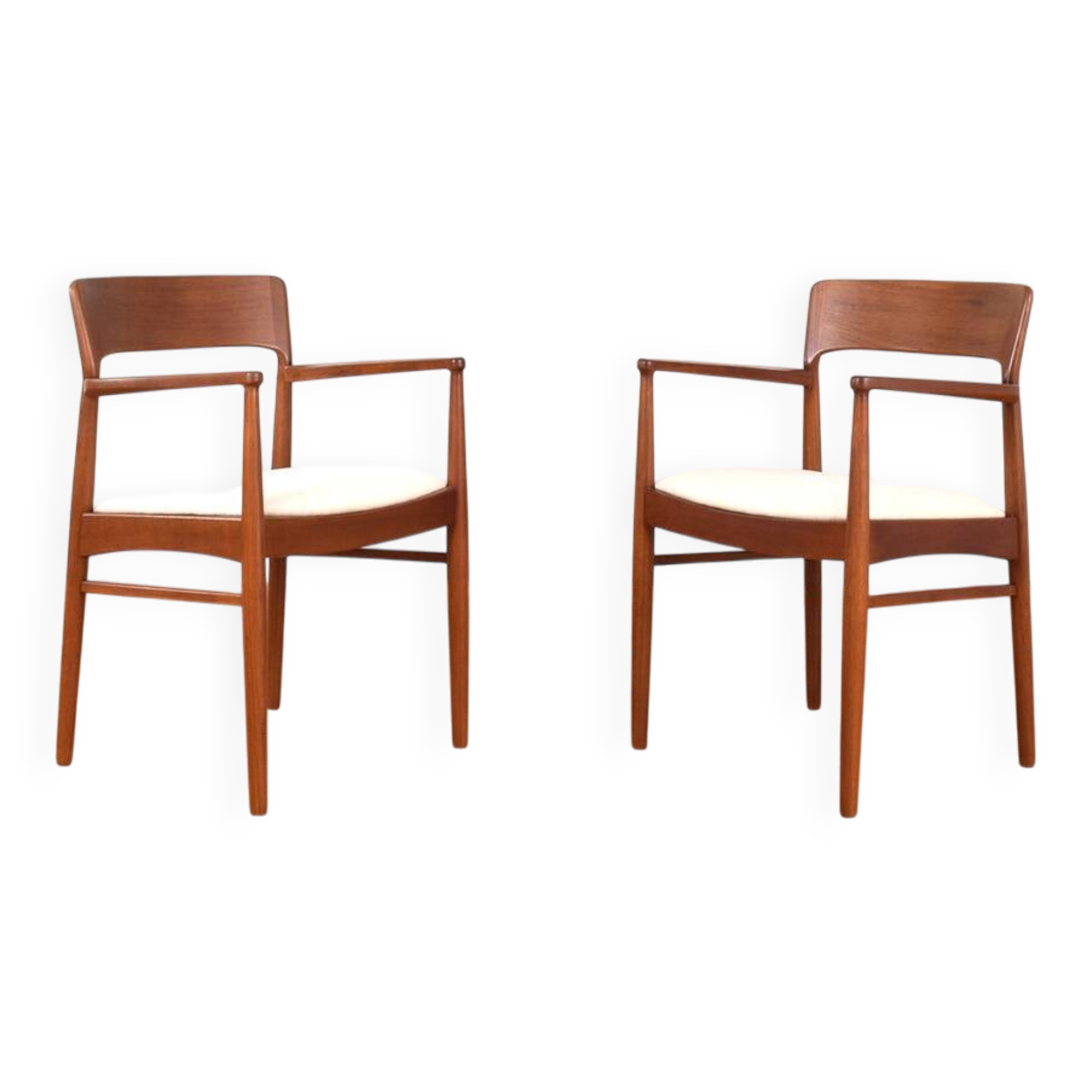 Danish Teak Dining Chairs by Henning Kjærnulf for Korup Stolefabrik, 1960s,