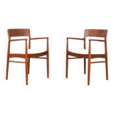 Danish Teak Dining Chairs by Henning Kjærnulf for Korup Stolefabrik, 1960s,
