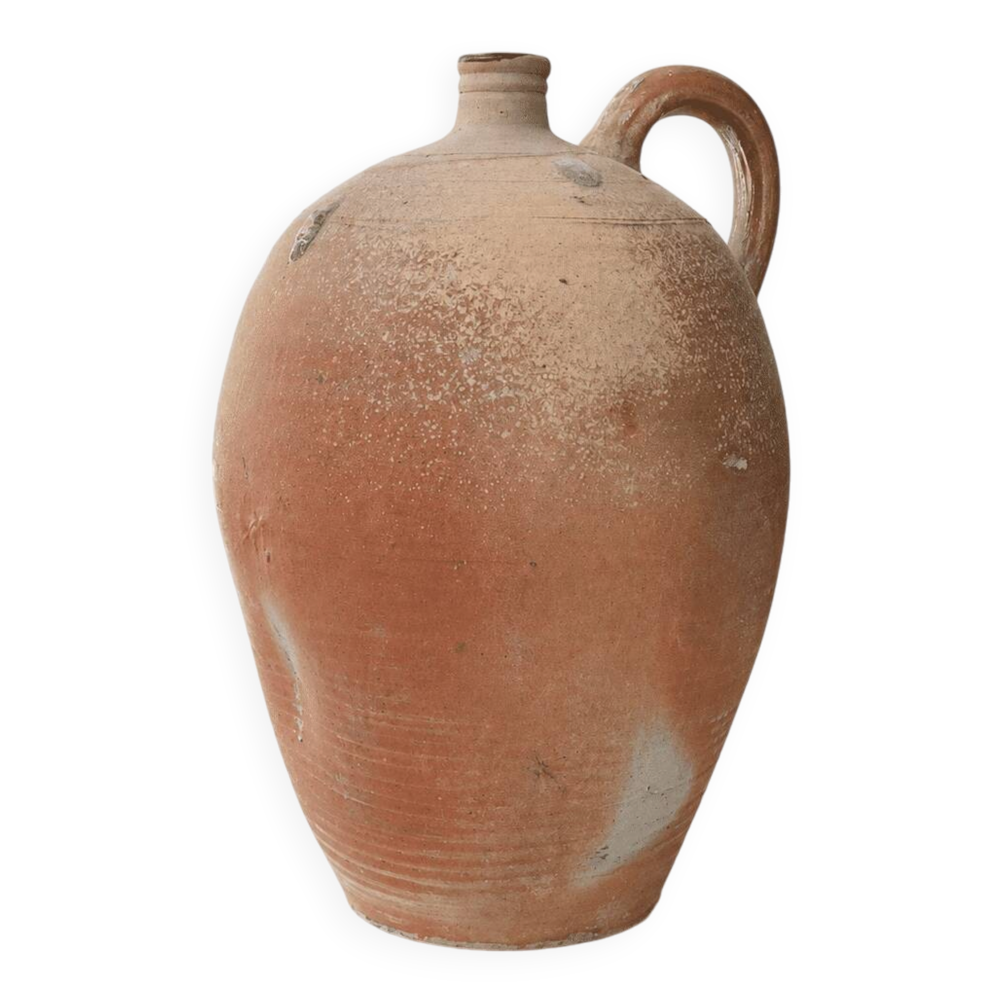 Vase jarre ancienne en grès émaillé