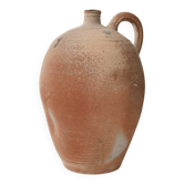 Antique glazed stoneware vase jar.