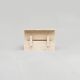 Table basse en travertin 'BERLIN'