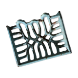 Cast-cast-or-white soap holder